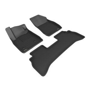 Chevrolet Trailblazer Floor Mat Set - Front + Rear - 3D MAXpider - KAGU Series - Black - `21-`24 Chevrolet Trailblazer Floor Mat Set - Front + Rear - 3D MAXpider - KAGU Series - Black - `21-`24